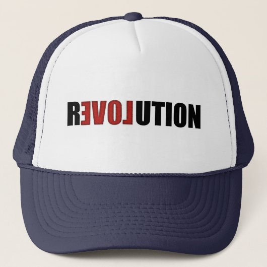 Hut der Revolutions-(Liebe) Truckerkappe (Vorderseite)