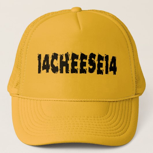 Hut des Fernlastfahrer-14cheese14 Truckerkappe (Vorderseite)