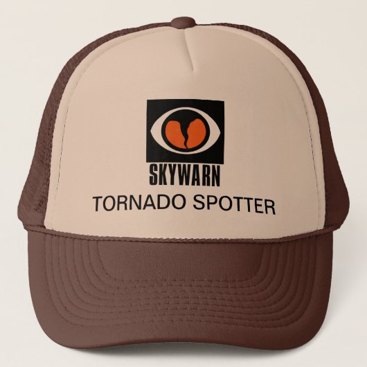 Hut des Tornado-Aufklärer-SKYWARN Truckerkappe (Vorderseite)
