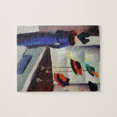 Hut-Geschäft - August Macke Puzzle (Horizontal)