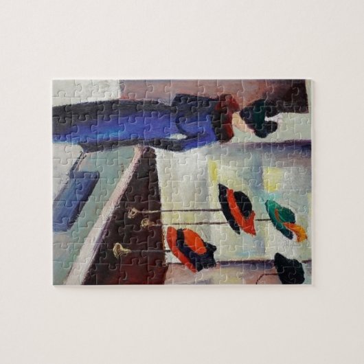 Hut-Geschäft - August Macke Puzzle (Horizontal)