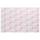 Hut-Gewebe Cowgirl-Prinzessin-Rope Text With Pink Stoff (Fat Quarter (45,7 x 55,9 cm))