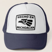 Hut Hecho en Michoacan Truckerkappe (Vorderseite)