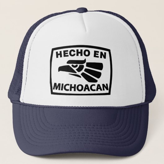 Hut Hecho en Michoacan Truckerkappe (Vorderseite)
