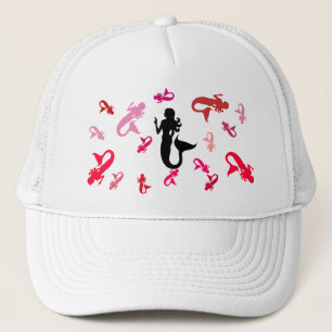 Hut - Jumbled Mermaids in Pinks Truckerkappe