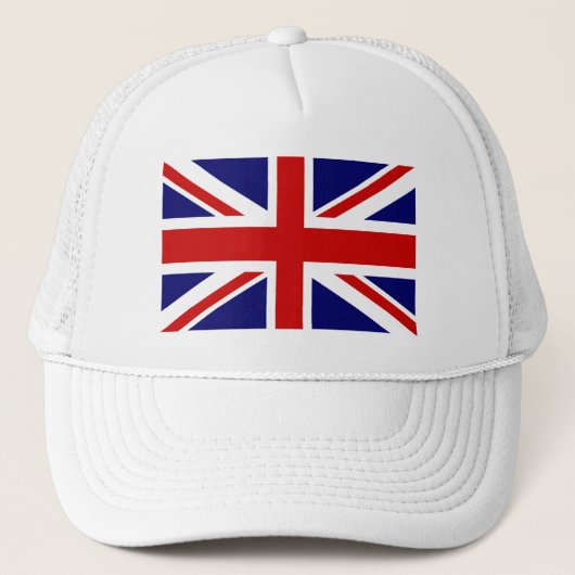 Hut mit britischer Gewerkschaft Jack Flag Truckerkappe (Vorderseite)