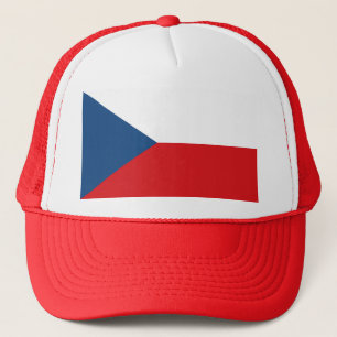 Hut mit der Flagge Tschechiens Truckerkappe