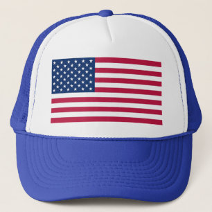 Hut mit Flagge der USA Truckerkappe