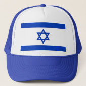 Hut mit Flagge Israels Truckerkappe (Vorderseite)