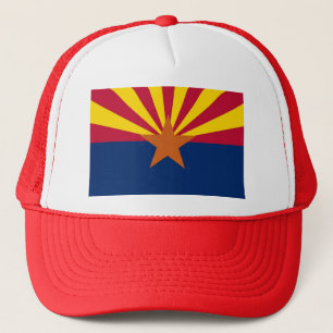 Hut mit Flagge von Arizona Staat - USA Truckerkappe