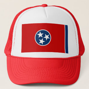 Hut mit Flagge von Tennessee Staat - USA Truckerkappe