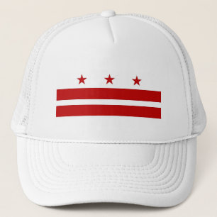 Hut mit Flagge von Washington DC - USA Truckerkappe