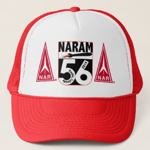 Hut NARAM56 mit Logos der Prämien-NAR Truckerkappe