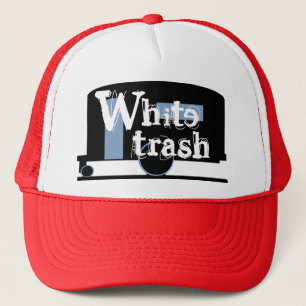 Hut-Reise-Anhänger-trinkender Kappen-White Trash Truckerkappe
