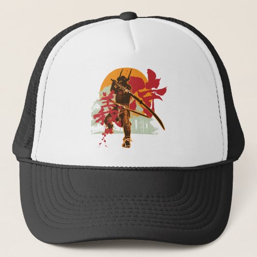 Hut Samurai6 Truckerkappe (Vorderseite)