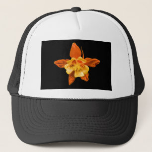 Hut, Single-Columbine-Blüte Truckerkappe