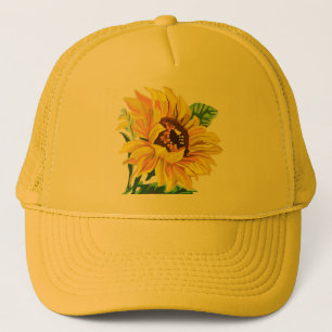 Hut-Sonnenblume Truckerkappe