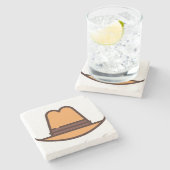 Hut Steinuntersetzer (Seitenansicht)