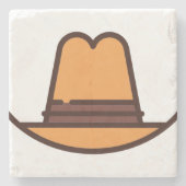 Hut Steinuntersetzer (Vorderseite)