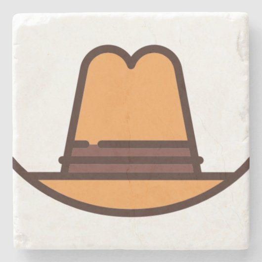 Hut Steinuntersetzer (Vorderseite)