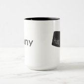 Hut-Trick-Kobold mit Namen Tasse (Zentrum)