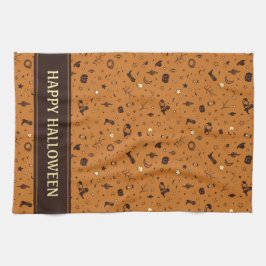 Hut und Stiefel aus Western Geschirrtuch