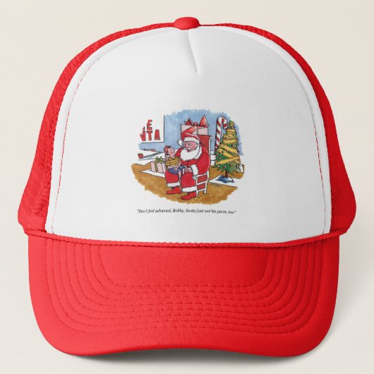 Hut von Santa Net Truckerkappe (Vorderseite)
