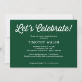 Hut vor dem FARBEN Abschluss Einladung (Rückseite)