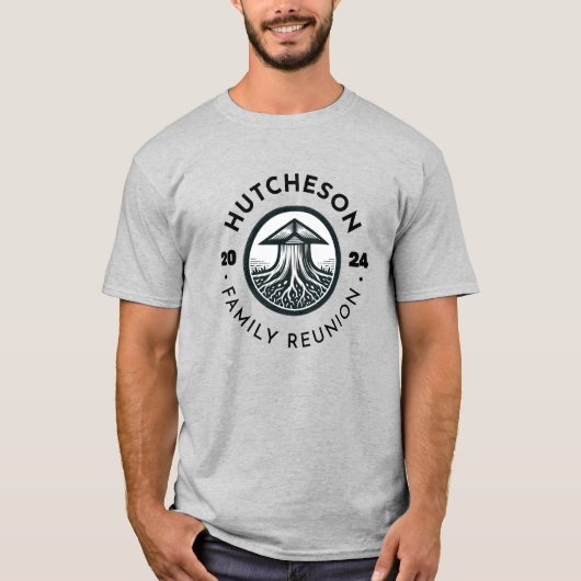 Hutcheson Family Wiedersehen 2024 T - Shirt (Vorderseite)