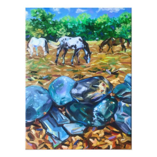 Hutchin Farm-Szene Fotodruck (Vorne)