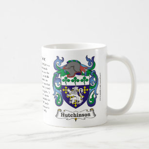 Hutchinson-Familien-Wappen Tasse