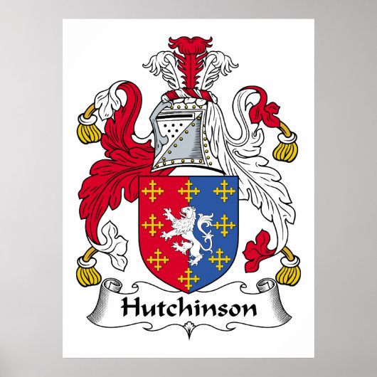 Hutchinson-Familienwappen Poster (Vorne)