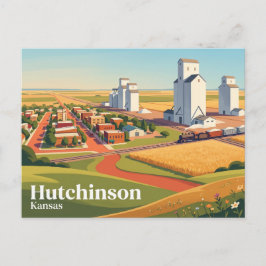 Hutchinson Kansas Postkarte