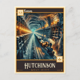 Hutchinson, Kansas | VINTAG Postkarte
