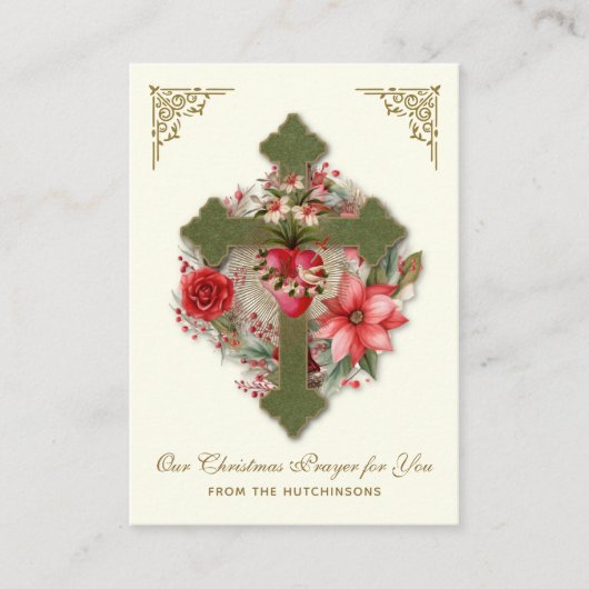 Hutchinson Weihnachtsgebet Begleitkarte (Vorderseite)