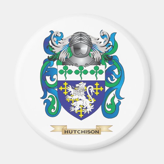 Hutchison Coat of Arms (Familienwappen) Magnet (Vorne)