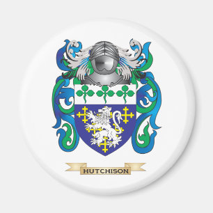 Hutchison-Wappen (Familienwappen) Magnet