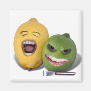 Hüte dich vor der Zitronenschälers Magnet