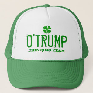 Hüte O-Trumpf-trinkende Team-lustige St. Patricks Truckerkappe