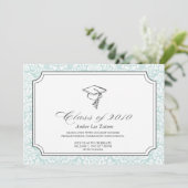 {Hüte vor dir} Einladung des Abschlusses (Stehend Vorderseite)