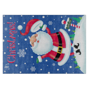 Hüte weg für Weihnachtsglasschneiden-Brett Schneidebrett
