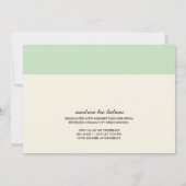 {Hüte weg zu Ihnen} Abschlusseinladung Einladung (Rückseite)