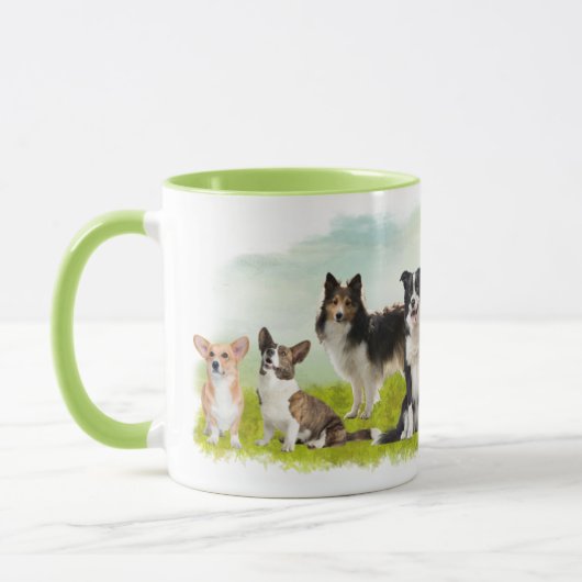 Hütehunde - Collie, Bobtail und Co. Tasse (Links)