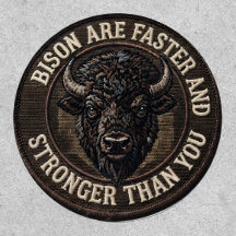 Hüten Sie sich vor dem Bison