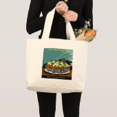 Hüten Sie sich vor den Chives von Starch Funny Pot Jumbo Stoffbeutel (Vorderseite (Produkt))