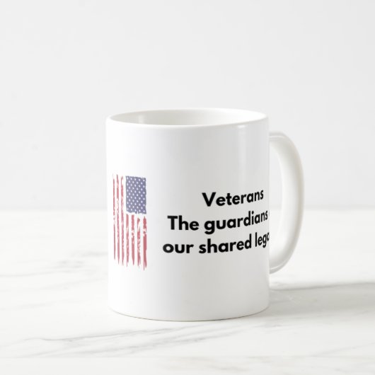Hüter der alten Veteranen-Tasse Kaffeetasse (VorderseiteRechts)
