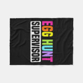 Hüter der Eierjagd Funny Egg Jagd Party Mama Da Fleecedecke (Vorderseite (Horizontal))