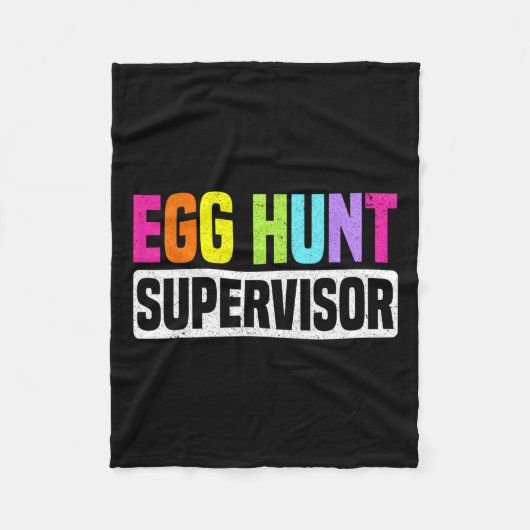 Hüter der Eierjagd Funny Egg Jagd Party Mama Da Fleecedecke (Vorderseite)