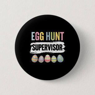 Hüter der Eierjagd für die Eltern am Ostertag Button