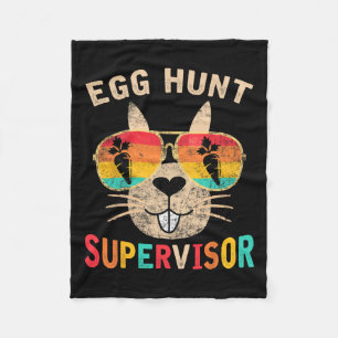 Hüter der Eierjagd Retro Ei Jagd Party Mama Da Fleecedecke